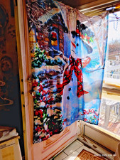 NEW Printed Flannel Blanket SNOWMAN, Cozy Soft Blanket 60"x51"