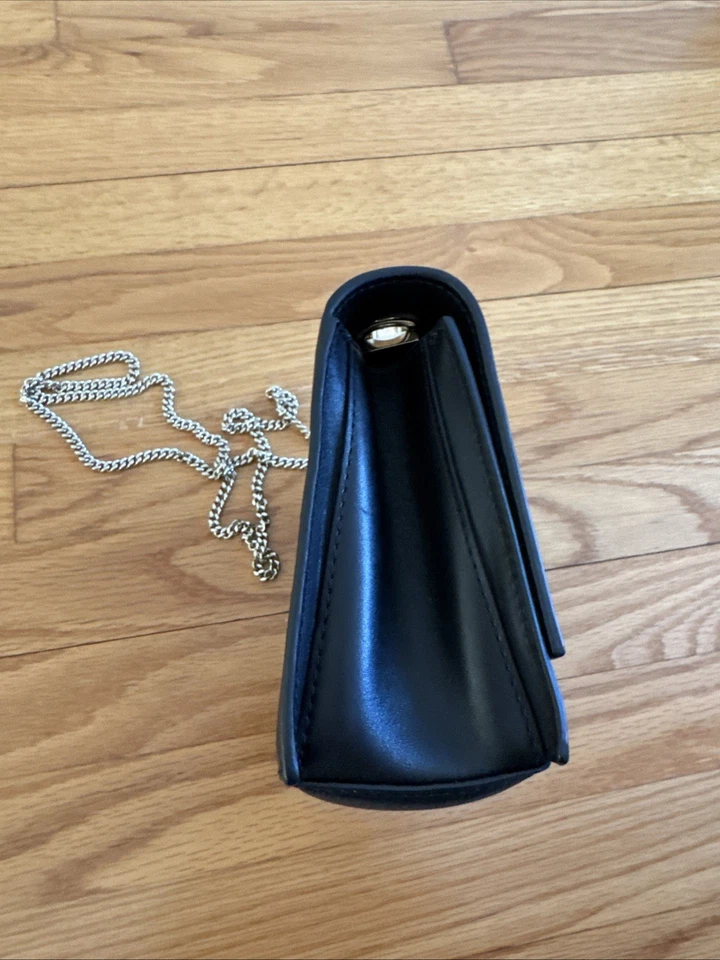 Gianni Versace La Medusa Crossbody Shoulder Bag Black Leather - Image 2 of 4