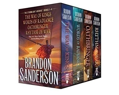 Stormlight Archives HC Box Set 1-4: The Way of Kings, Words of Radiance,...
