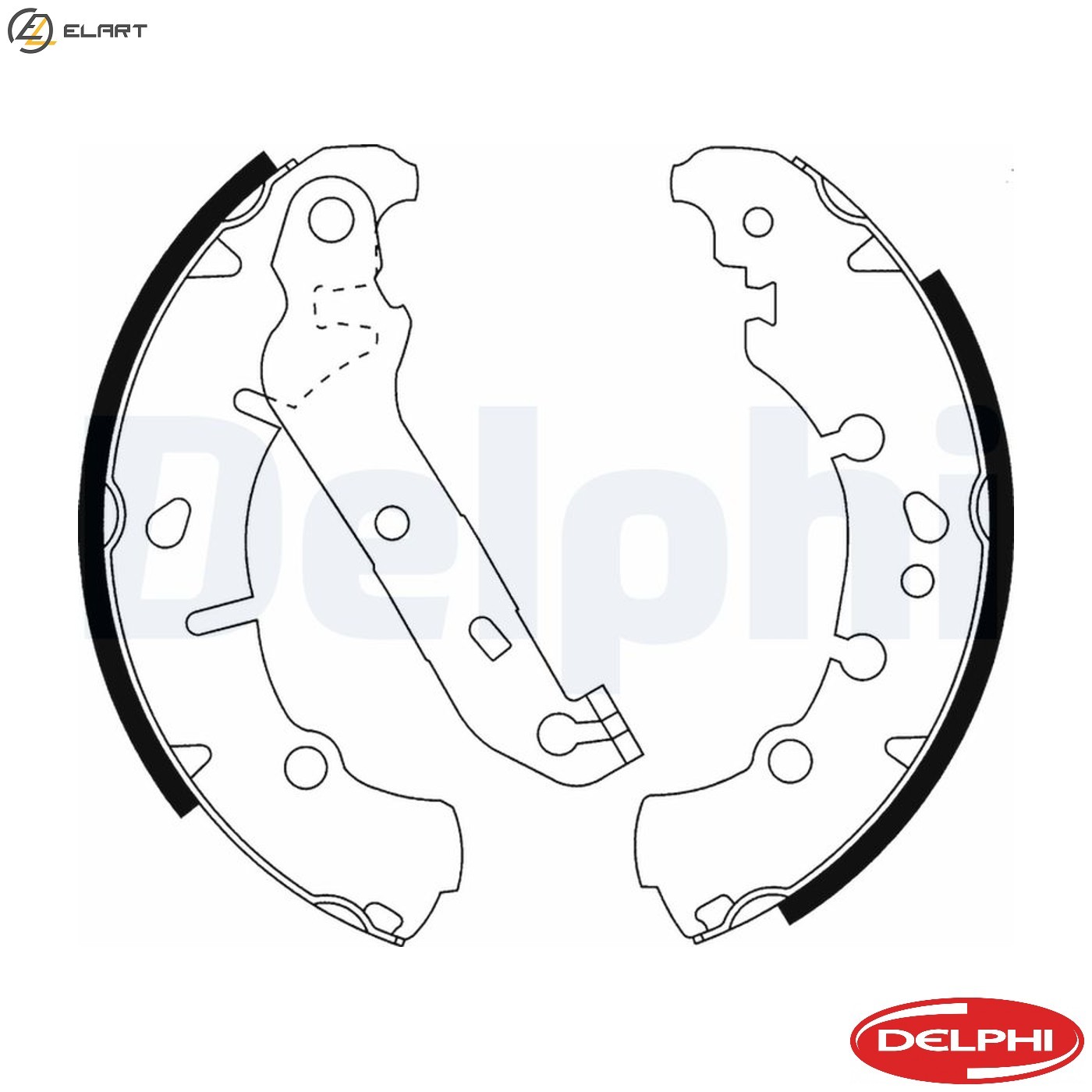 BRAKE SHOE SET LS1912 FOR MAZDA FORD FUSION IKON/V FIESTA/IV/Mk/Van KA/STREET