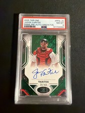 2025 Topps Tier One Prime Performers Autographs Jason Varitek #PPA-JV /49 PSA 8