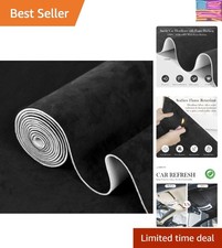 Black Suede Headliner Fabric, 120" L×60" W Car Headliner Material, Tela para ...