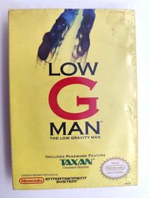 Low G Man The Low Gravity Man (Nintendo NES, 1990) COMPLETE CIB Authentic Tested