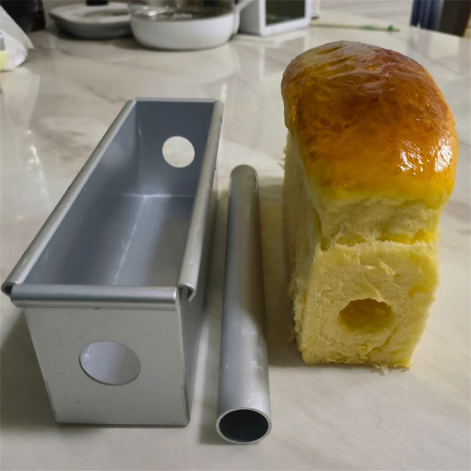 Loaf Pans for Baking Bread Non-Stick Aluminium Alloy Toast Box Cake Mold
Opens in a new window or ta