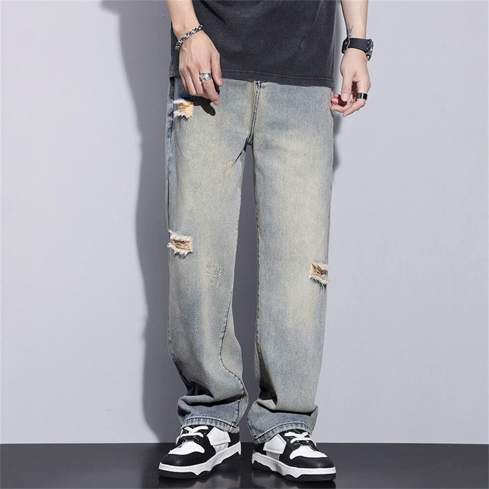 Distressed hotsell jean men