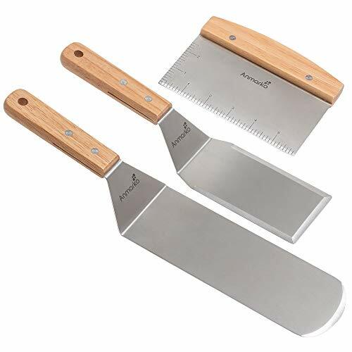 Spatola e Raschietto BBQ Acciaio INOX - Qualità Professionale Italia