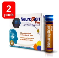 2 NEUROBION PLUS B✅COMPLEX VITAMINS 10 Drinkable Vials EA 