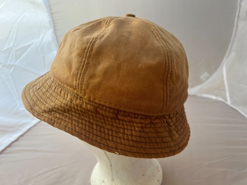 Vintage 50s-60s Dri Duck Canvas Brown Hunting Fishing Hat Outdoors Size Medium - 第 10/15 張圖片