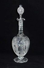 Antique Baccarat CONDE Crystal Decanter Stopper, 13" Tall