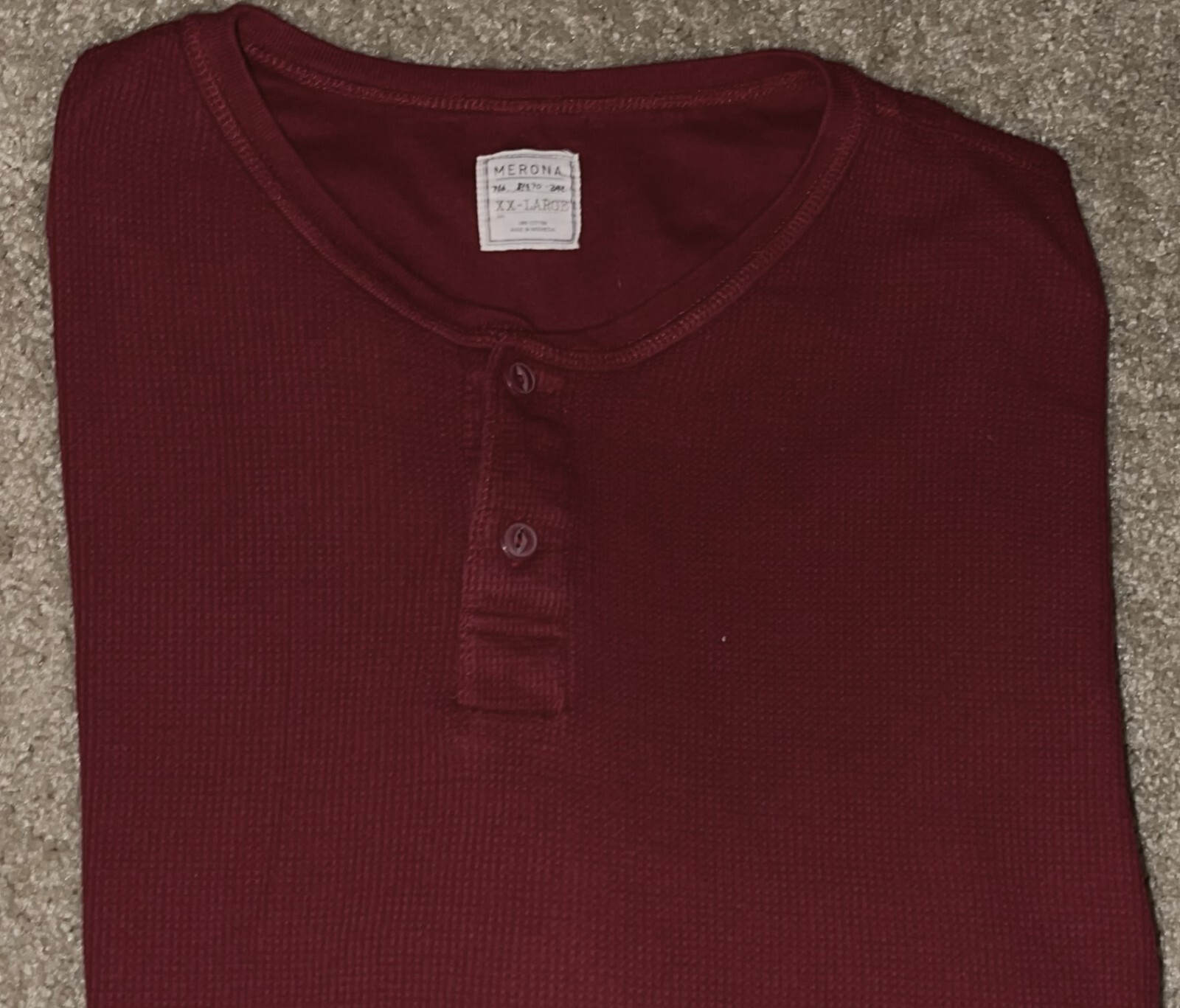 merona men's thermal shirt