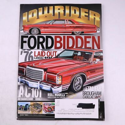 Lowrider Magazine October 2016 Fordbidden '76 Laid Out Landau