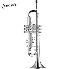 Levante LV-TR4201 Pro Series Bb Silver Plated Trumpet Soft Case, Mouthpiece