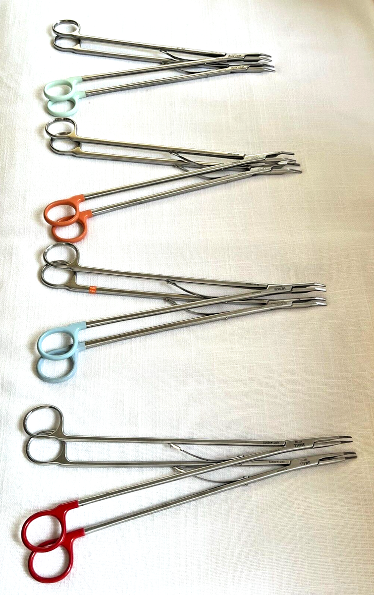 Set of 8 Weck 437111 Horizon Large Open Ligating Clip Appliers 11