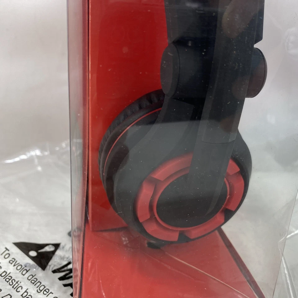 DreamGEAR Universal GRX-670 Gaming Headset NEW Sealed Red Black Amplified Wired - Image 3 of 4