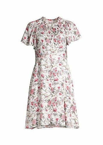 Rebecca Taylor Esmee Floral Silk Dress 