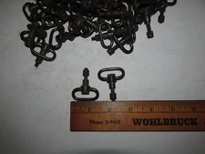 ONE PAIR Early Vintage Sling Swivel Winchester and other 1940, PAT 2190268, 1 ''