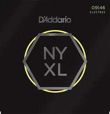 D'Addario Guitar Strings  NYXL 0946  Electric  Light Gauge 09-46