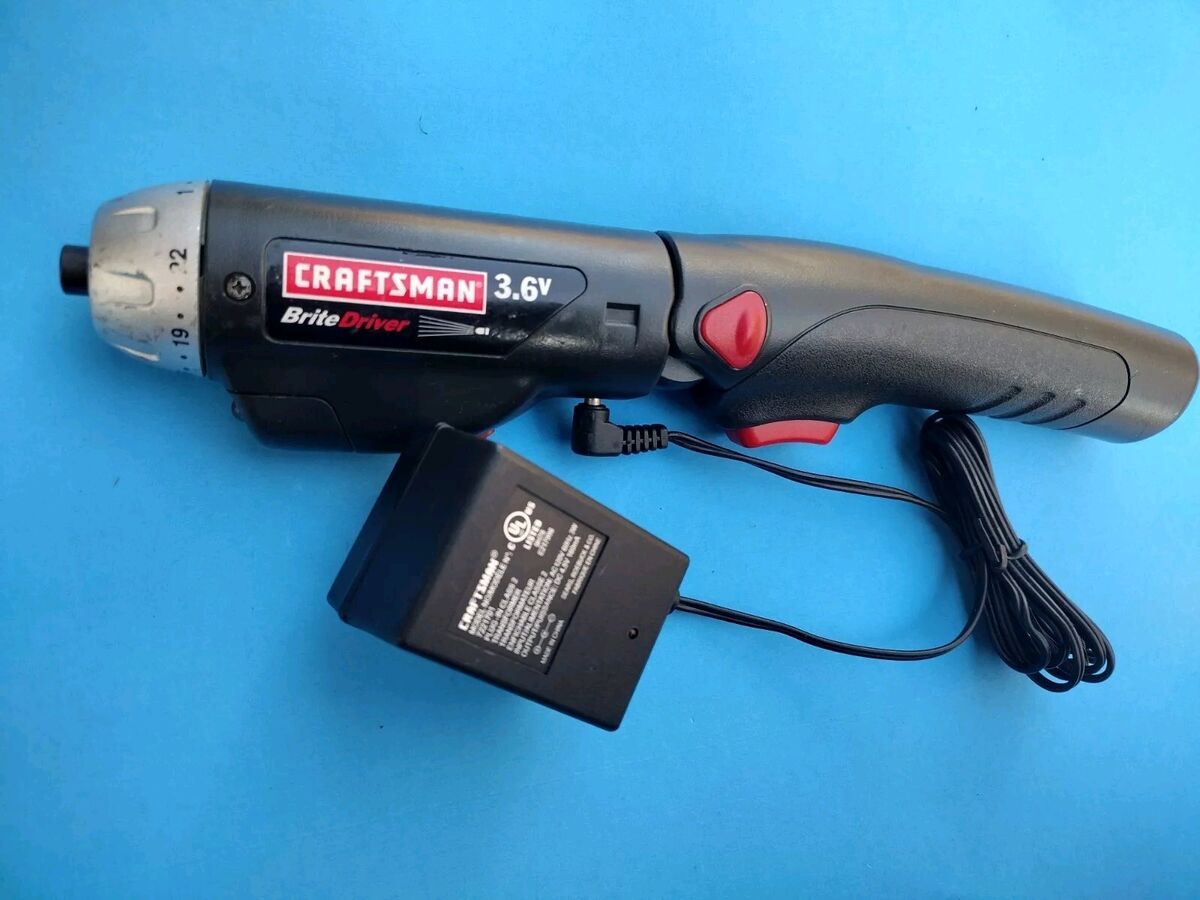 Craftsman 3.6 V Brite Driver Cordless Screwdriver 315.111371 Craftsman 3.6 V Brite Driver Cordless Screwdriver 315.111371