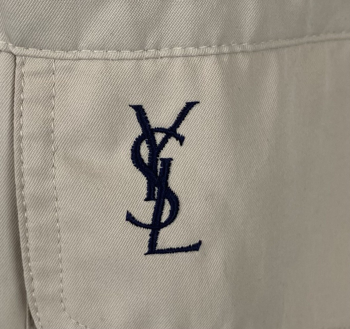 VTG 90s Yves Saint Laurent YSL Pour Homme Mens Light Windbreaker