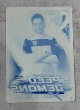 2022 Topps Chrome F1 Speed Demons Plate 1/1 Charles Leclerc