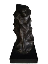 "Bronze sculpture "Veiled woman" by Panzeci 