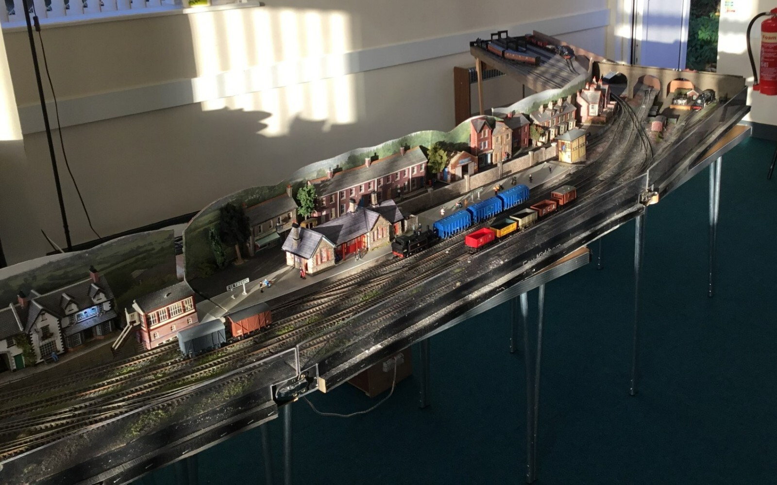 Fully scenic 00 gauge model railway layout for exhibition, or home use
