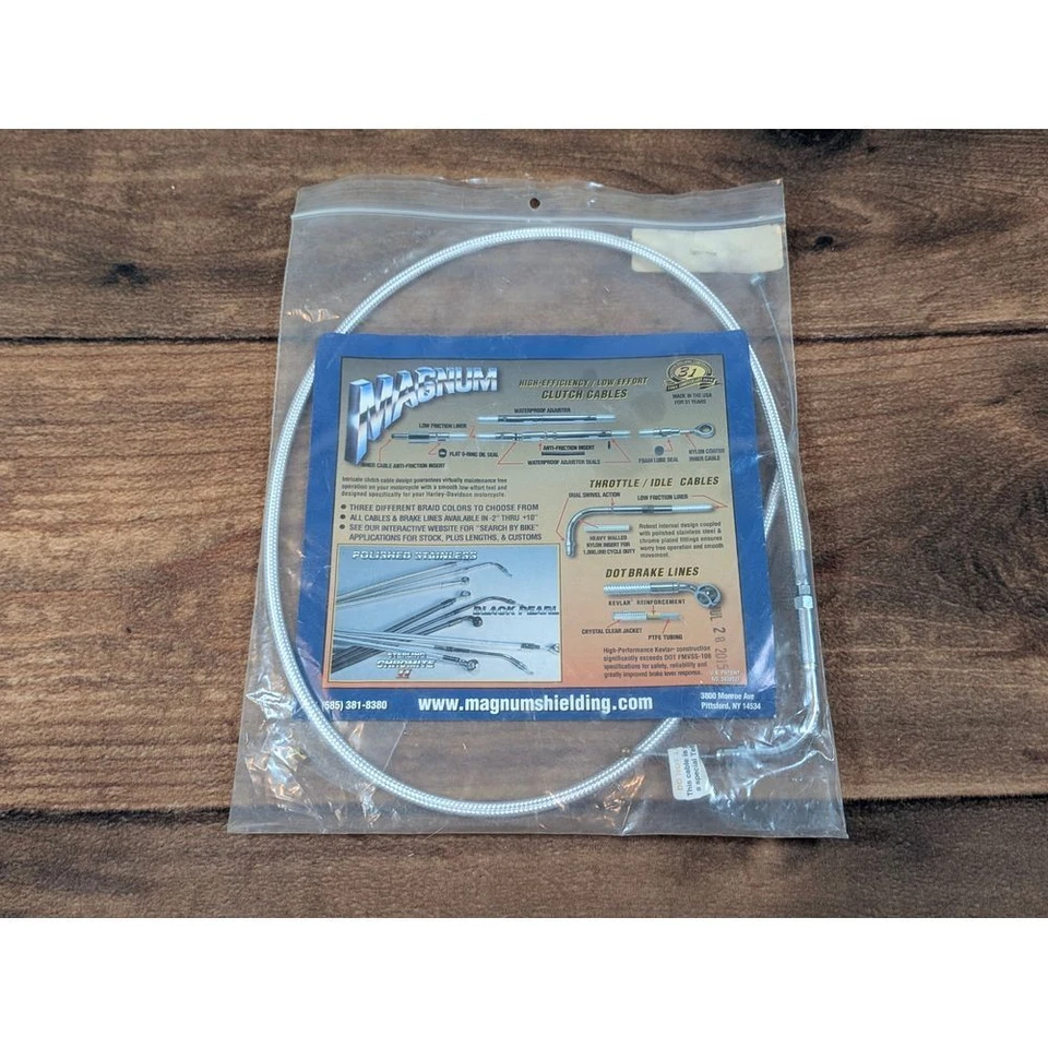 Кабель сцепления мотоциклетный Magnum Sterling Chromite II высокопроизводительный плетеный - Изображение 4 из 4