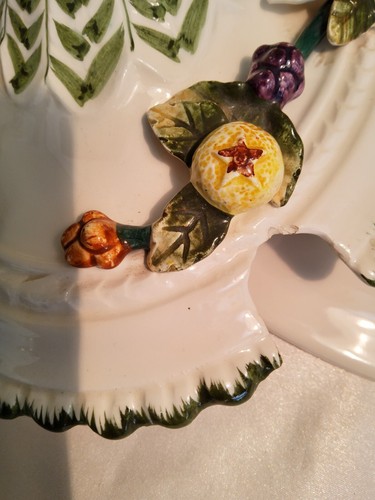 Juego completo de sopa de cerámica con frutas de colección - Imagen 10 de 10