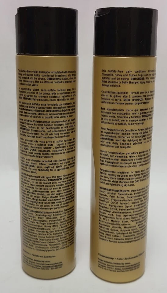 Sexy Hair Blonde Sexy Bombshell Blond Violet Shampoo & Conditioner 10.1 oz Duo - Image 3 of 4