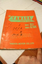 YAMAHA GT1 GTMX GT 1 MX PARTS LIST MANUAL 