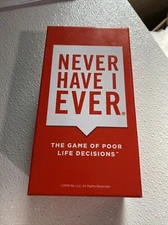 Never Have I Ever - The Game of Poor Life Decisions Fun Card Game Party Ages 17+