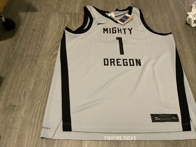 Nike Oregon Ducks Gray/Black Jersey Dri-Fit Stitched Men s Size: XL NWT #1