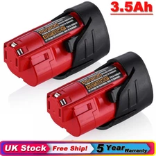 2Pack For Milwaukee 48-11-2460 For M12 12V Extended Capacity Battery 48-11-2401