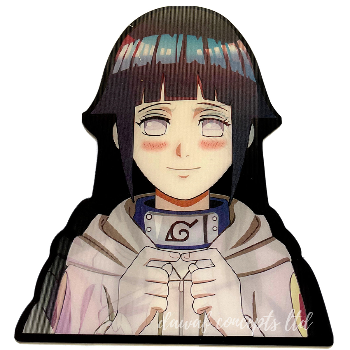 Naruto Hinata Hyuga Anime Motion Sticker For Car/Laptop/ 3D Lenticular  Peeker