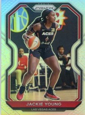 2021 Panini WNBA Prizm JACKIE YOUNG #47 SILVER PRIZM ACES
