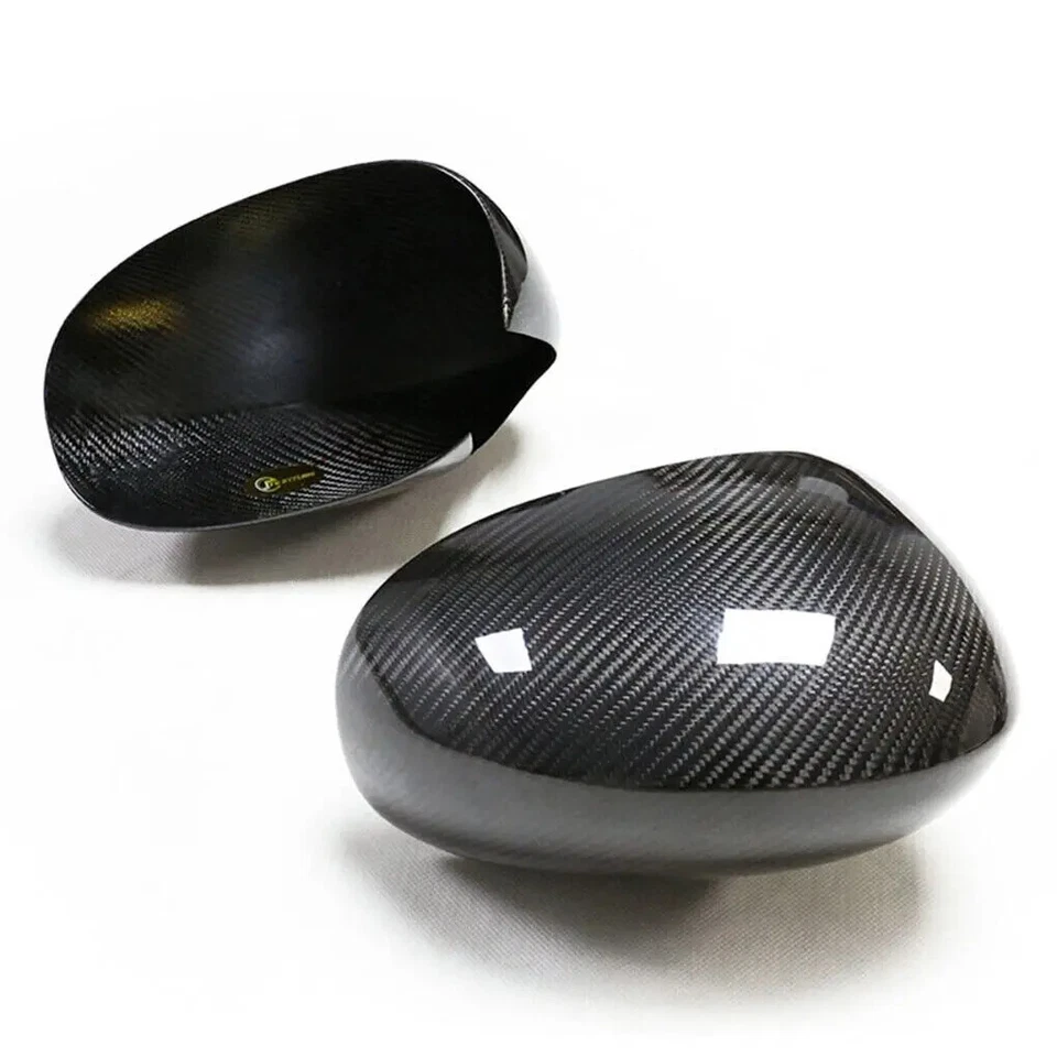 Real Carbon Fiber Side Mirror Cover Caps Add on For Dodge Challenger 2009-2022 - Image 2 of 4