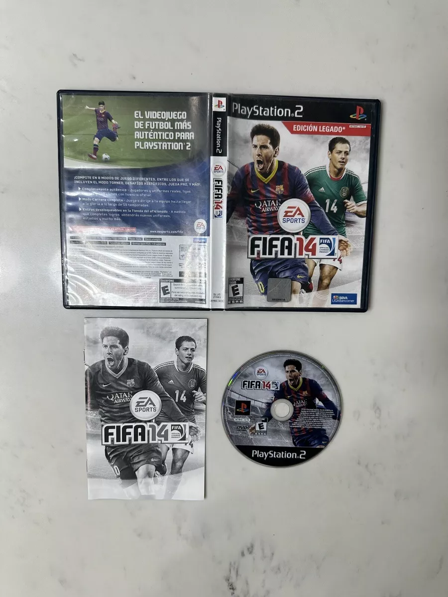 Fifa 14 Edicion Legado (PlayStation 2, PS2) Complete US VERSION SHIPS SAME  DAY!!