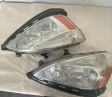 For 2003 2004 2005 2006 2007 Honda Accord Headlights Left+Right Headlamps Amber