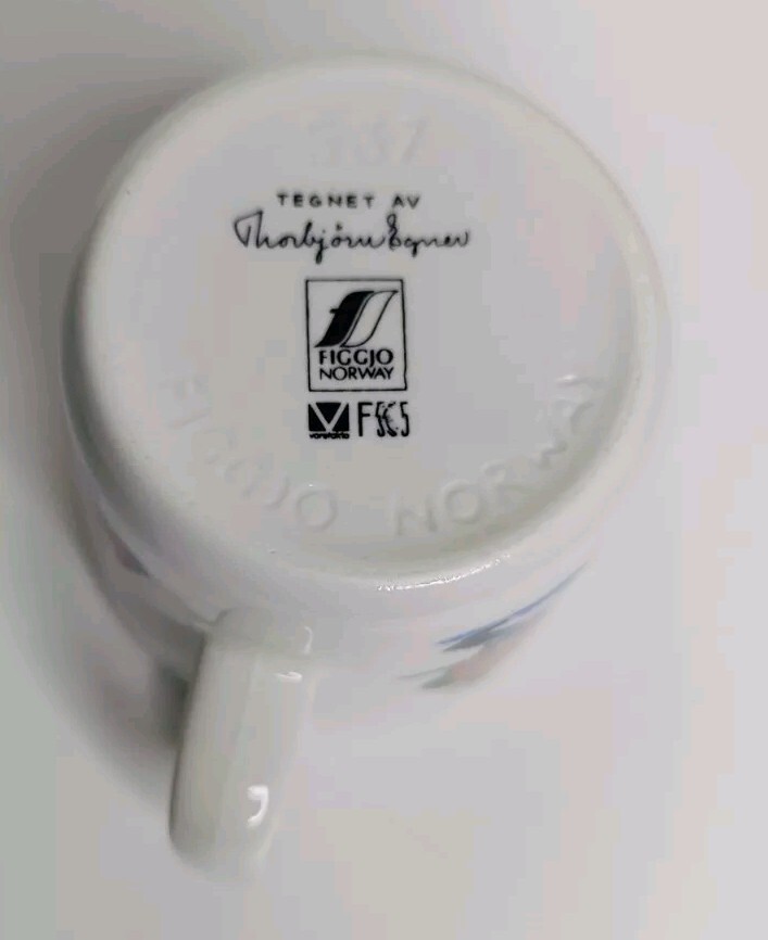 Figgjo Norway Thorbjorn Egner Kardemomme by Robbers Childrens Mug MINT