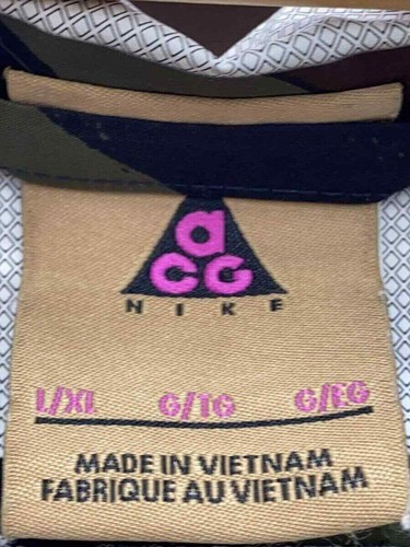 Nike ACG Fuji All Over Print Poncho Camo Size L/XL CK9242-325 - Picture 3 of 5