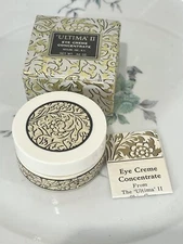 VINTAGE COLLECTIBLE ULTIMA II EYE CREME CONCENTRATE JAR MID CENTURY NEW