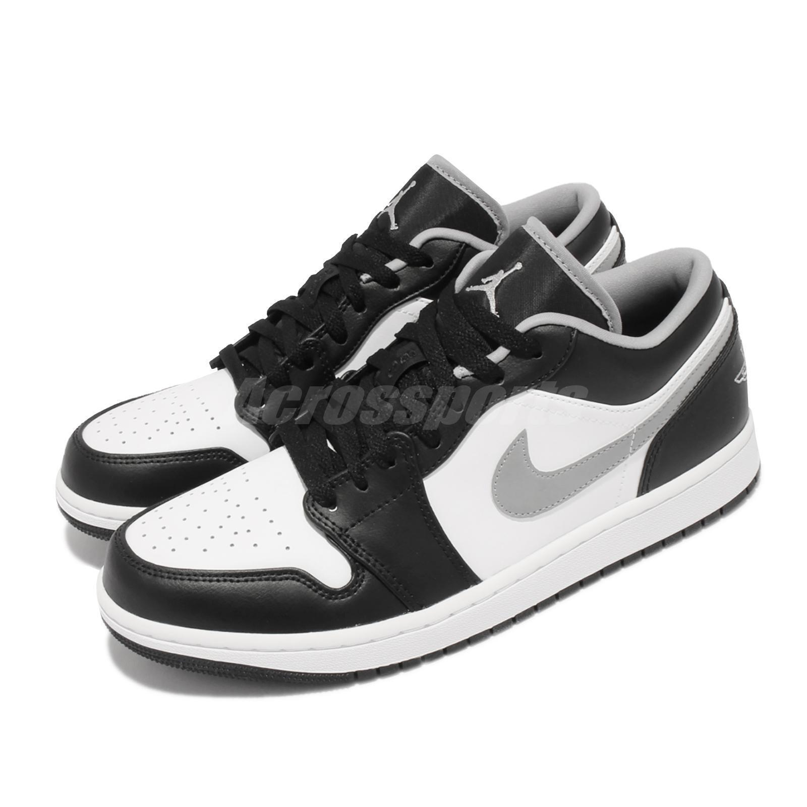 Size+9.5+-+Jordan+1+Low+Black%2FGray%2FWhite for sale online | eBay