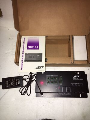 Multi-Room Control Processor Audio Video Receiver, RTI MRP-64 Used Powers On