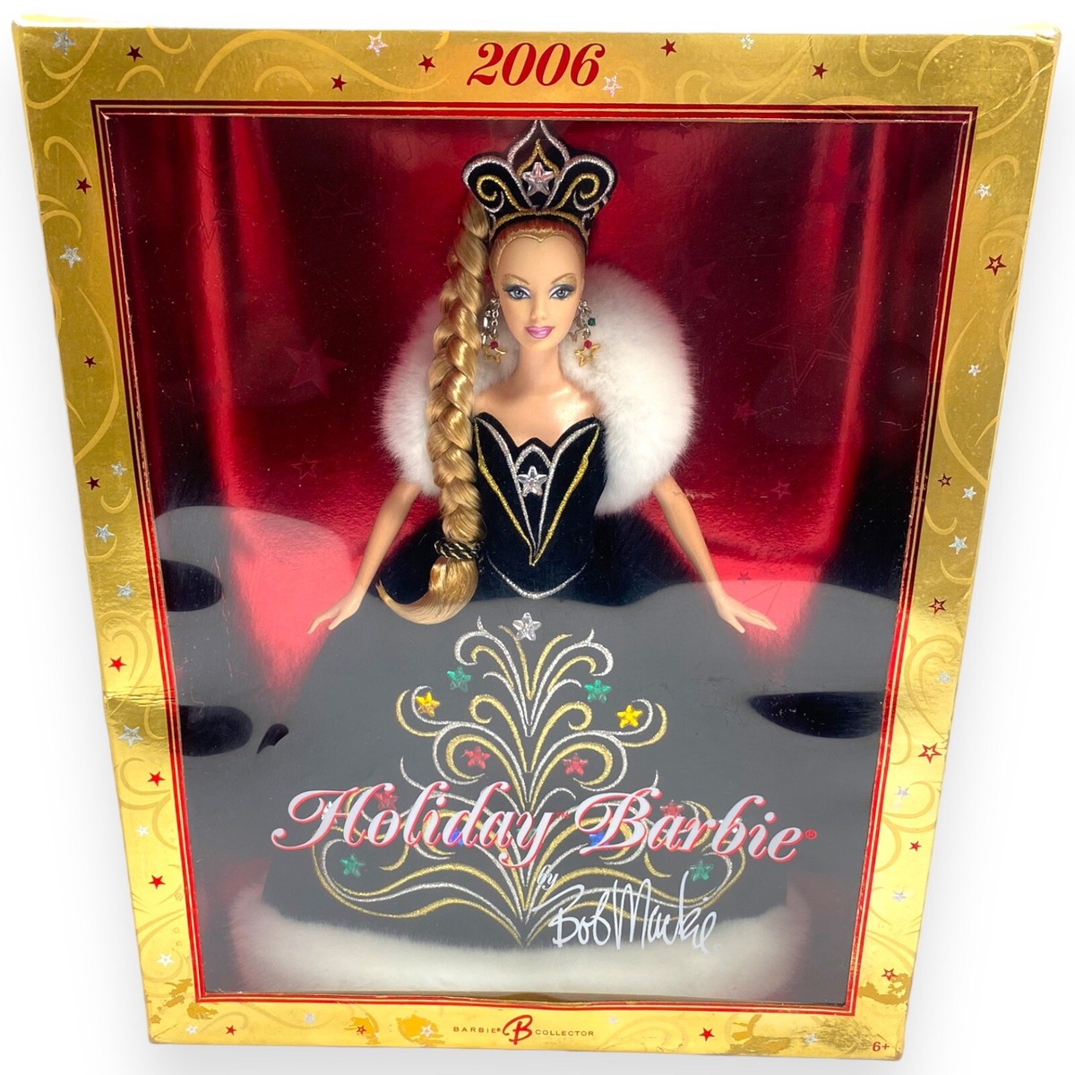 MATTEL - 2006 Holiday Barbie Doll - by Bob Mackie - (Model No