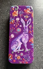Heathcote & Ivory MERRY & WILD Hand Cream 3.4fl oz SEALED Rabbit design gift Tin