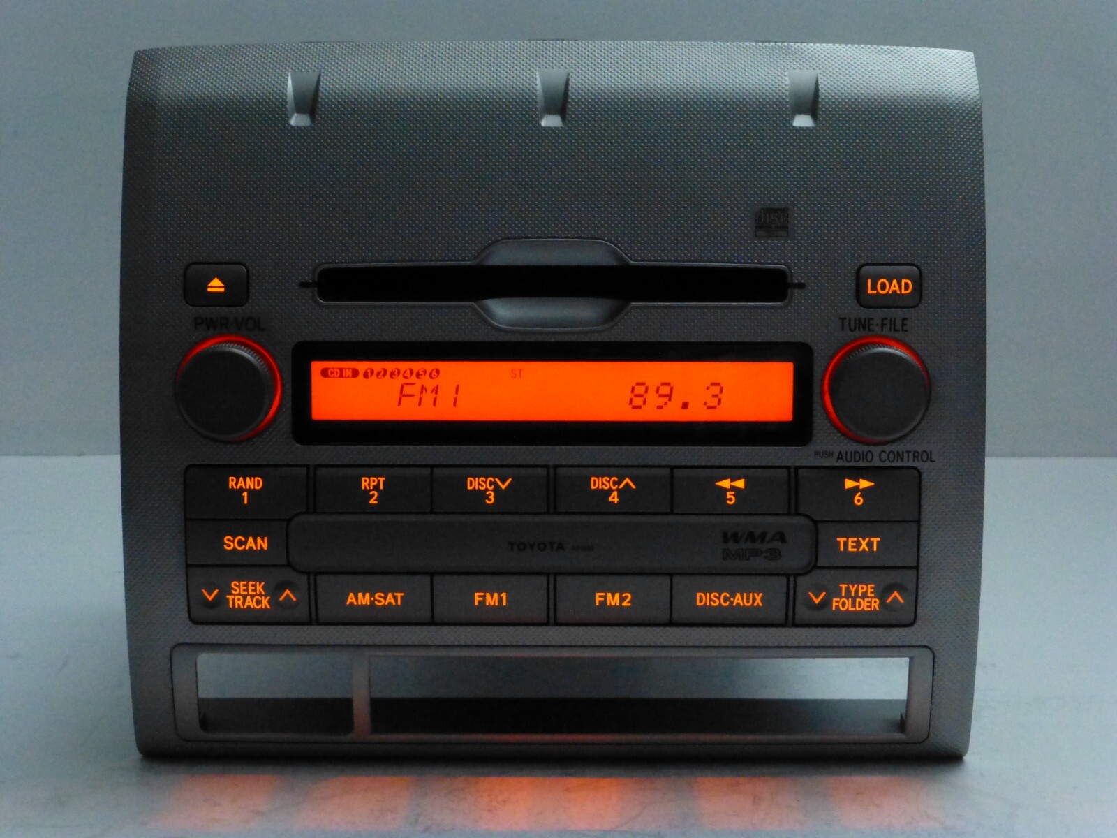 OEM TOYOTA XM RADIO 6 CD CHANGER MP3 PLAYER STEREO UNIT RECEIVER