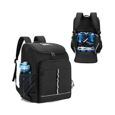 Roller Skate Bag Fits Shoes Up to US Mens 13, Ice Skate Backpack with Top Hel...