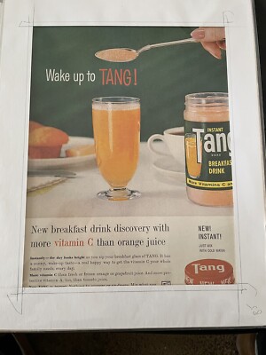 TANG Powder Drink, Canon Camera, Tareyton, Vantage 100's, vintage print's -  Ad's