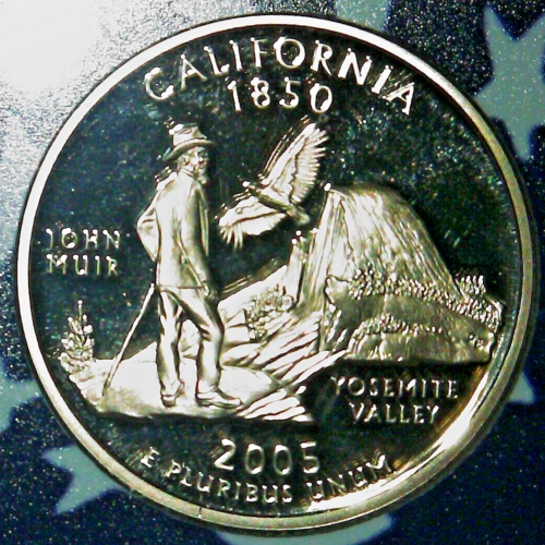 2005 US MINT 50 STATE QUARTERS BEAUTIFUL PROOF SET 5 QUARTERS PLASTIC CASE + COA - Picture 9 of 9