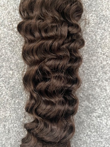 100% CAPELLI UMANI - 18 POLLICI - PARRUCCHIERI CS TESSUTO FRANCESE - Foto 22 di 26